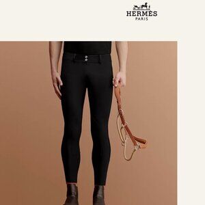 nearly 70% off! Authentic Hermes jump riding breeches white  FR 34